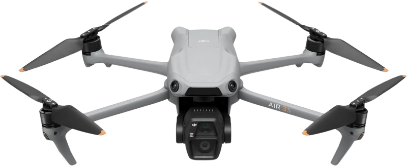 DJI Air 3S folded with dual lens gimbal