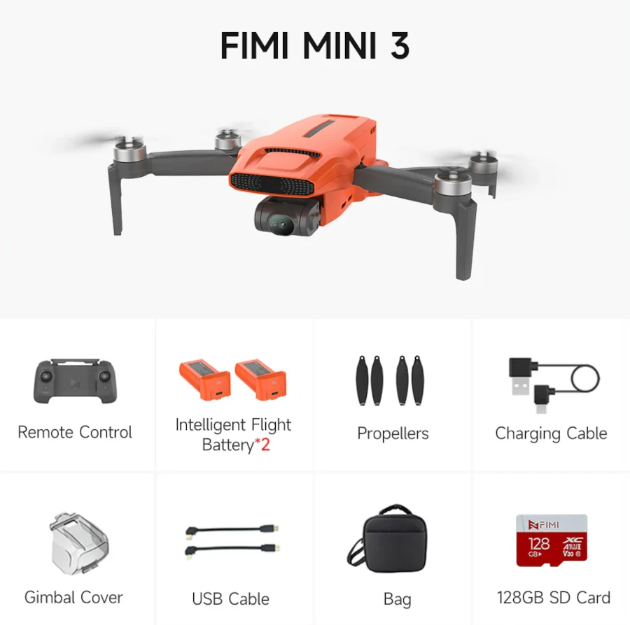 FIMI Mini 3 Fly More Combo