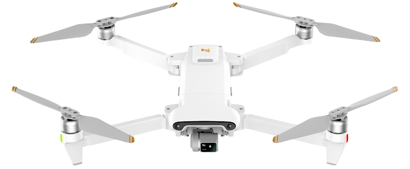 FIMI X8 Pro folded showing prosumer airframe